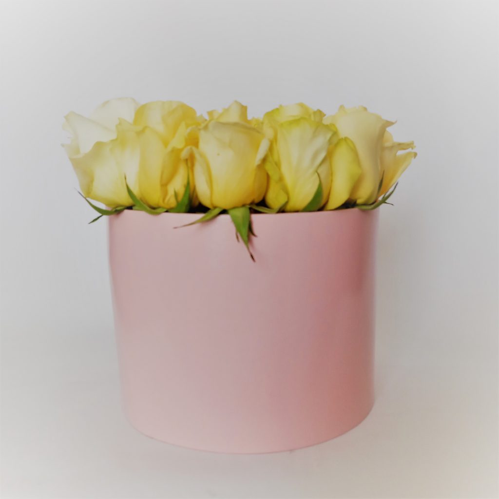 Rosas en caja